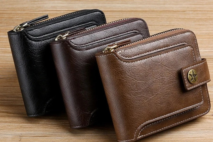 Da Genuine leather thường được làm ví da