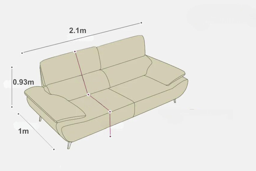 kích thước sofa 2 chỗ