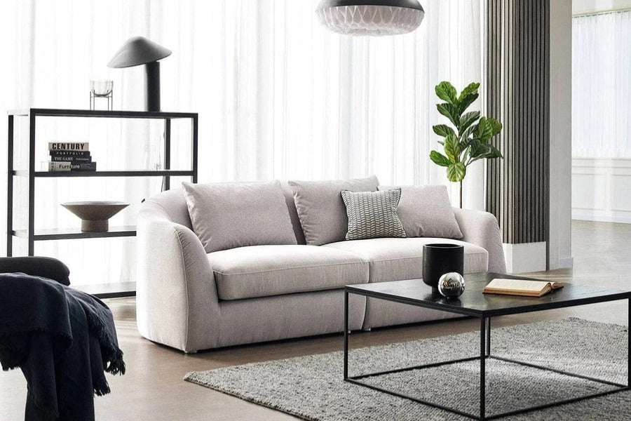 Ghế sofa 2 chỗ phù hợp với phòng khách nhỏ