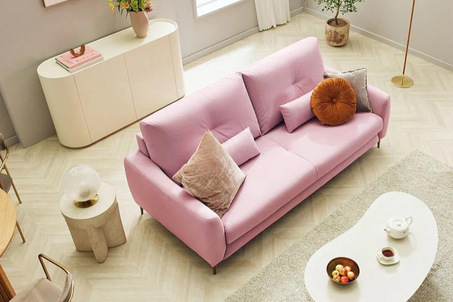 Sofa 2 chỗ kết hợp với đồ nội thất khác
