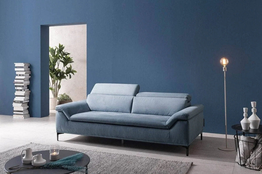 Sofa văng nỉ 2 chỗ tựa gật gù FORTUNA