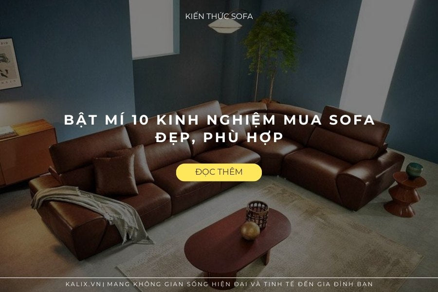 kinh nghiệm mua sofa cho phòng khách