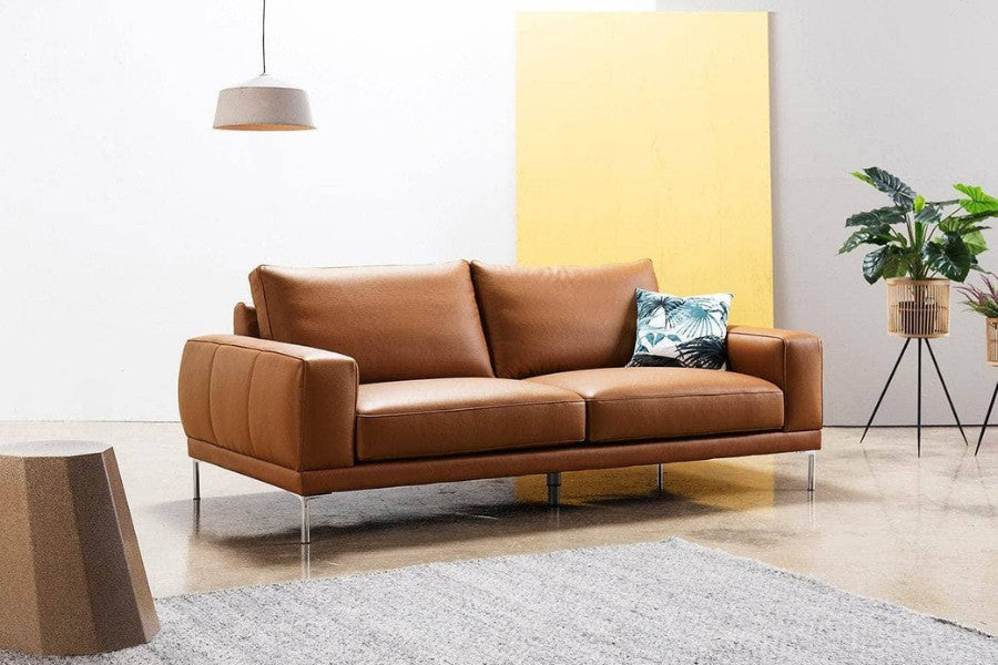 Sofa văng da 2m màu da bò BLAGO