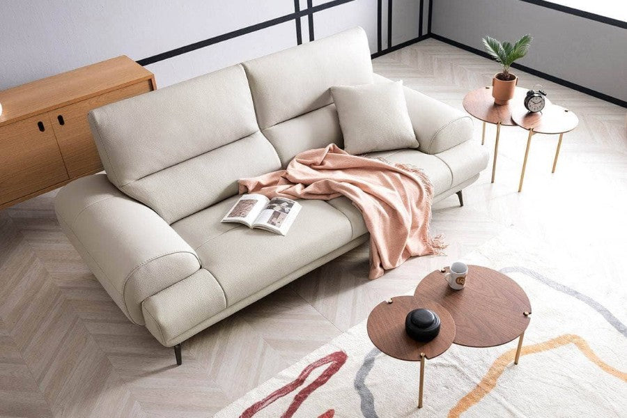 sofa văng da 2m tựa liền ZYPHER