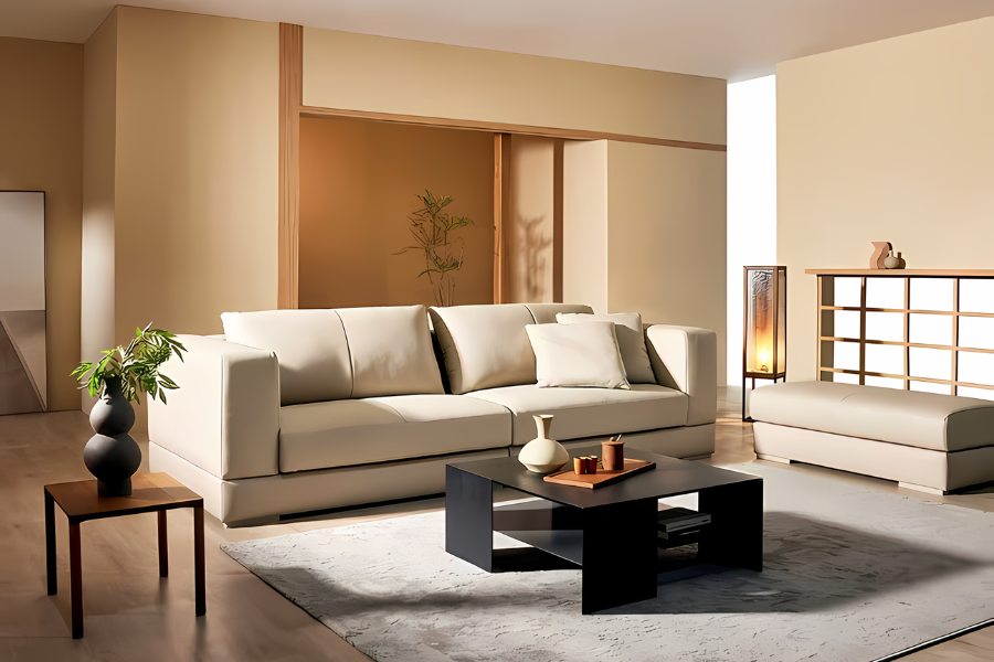 Sofa màu kem đẹp