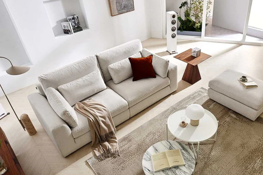 Sofa văng nỉ HUMBERT 2 chỗ tựa liền