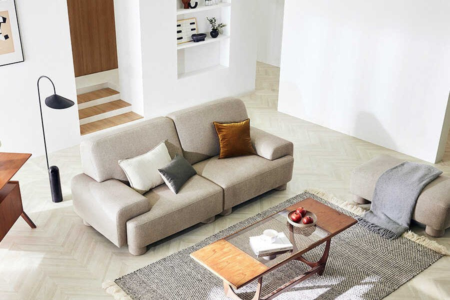 Mẫu Sofa văng 2m2 hiện đại HADYN