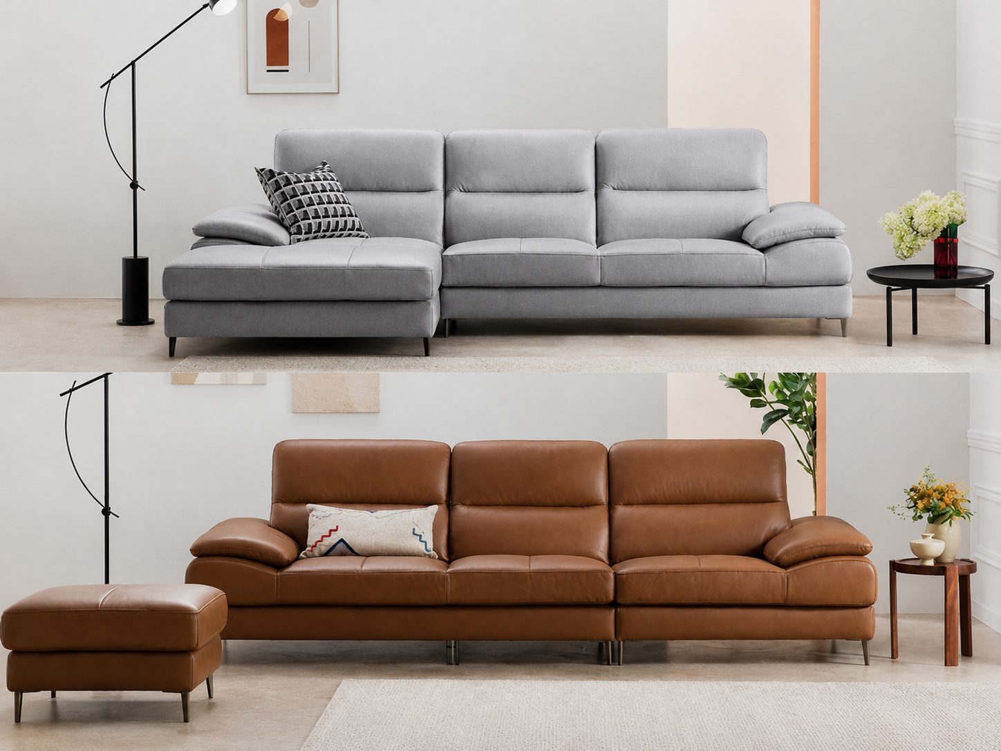 Nên chọn mua sofa góc hay sofa văng cho không gian sống ?